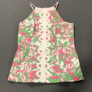 Lilly Pulitzer Zippered Top